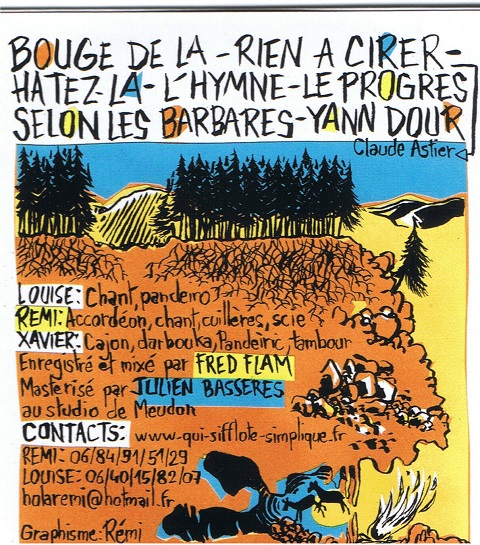 pochette cd 3 qui sifflote s'implique